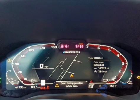 2023 BMW M850Xi z USA, uszkodzony, nr VIN WBAGV8C00PCL59929